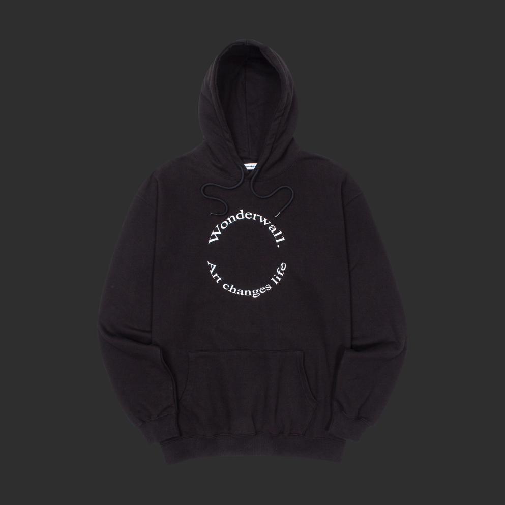 Circles Logo Hoodie Black